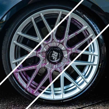 Preview: Dust Cracker Vorher Nachher Vergleich an Felge